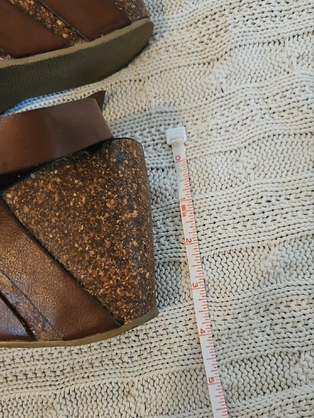 Blowfish Brown Strappy Cork Wedge Sandals